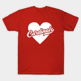 Vintage Cardinals School Spirit // High School Football Mascot // Go Cardinals T-Shirt